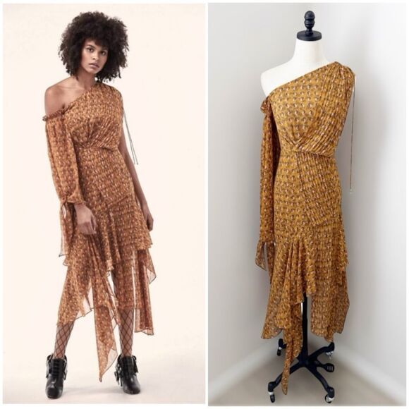 ACLER Aurora Dress in Amber Crescent Size 2 - Picture 1 of 15